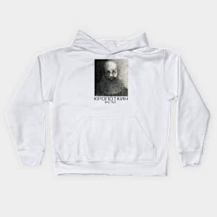 Portrait of Peter Kropotkin Kids Hoodie